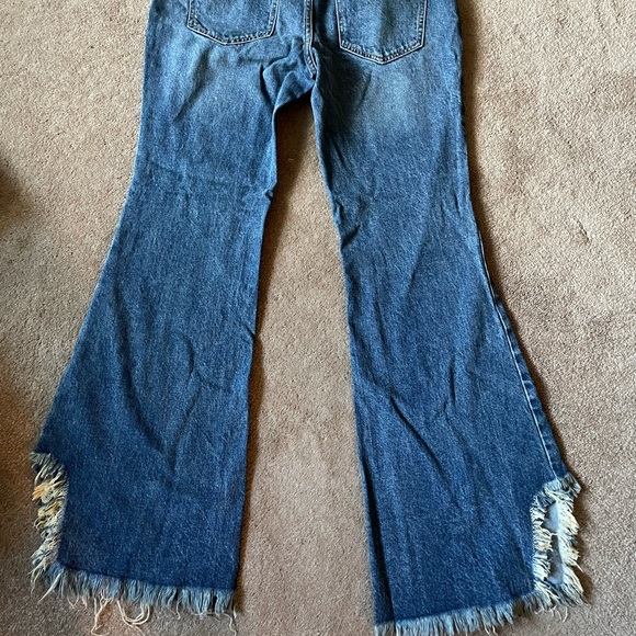 Free People - We the free wide flare jeans size 28 - Picture 2 of 5